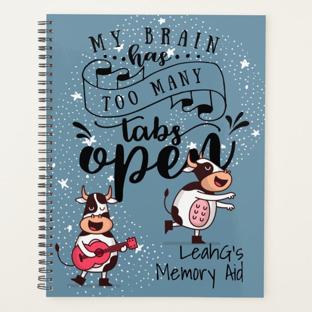 Autiste Adulte ou Ado Personnalisé Funny Planner (Devant)
