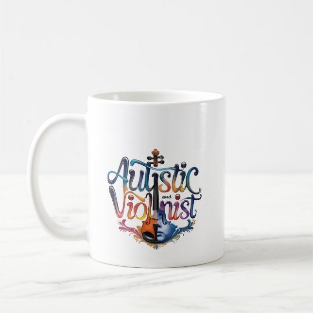 Autistic and violinist kaffeetasse (Links)