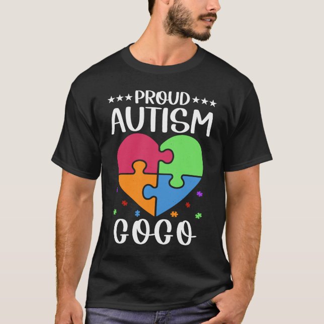 Autistic Autism Awareness Month Cute Proud Autism  T-Shirt (Vorderseite)