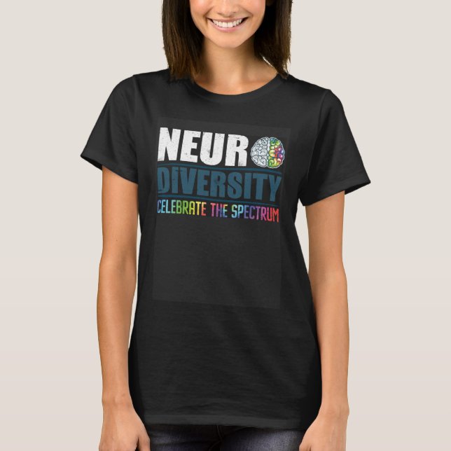 Autistic Awareness Autism Diversity Neurodiversity T-Shirt (Vorderseite)