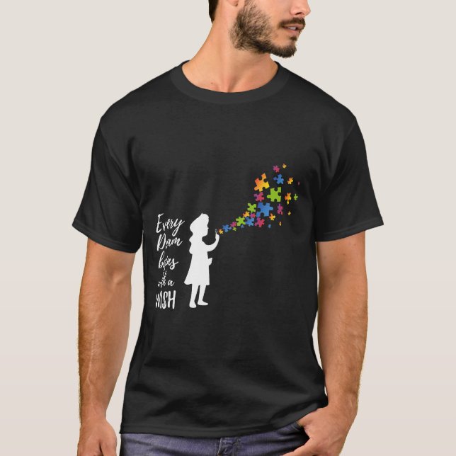 Autistic Girl Autistic Geschenk neu T-Shirt (Vorderseite)