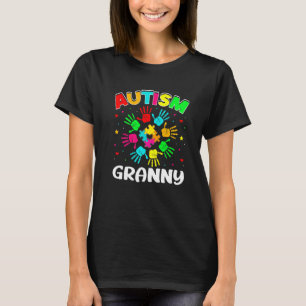 Autistic Granny Puzzle Unterstützung Familie Autis T-Shirt