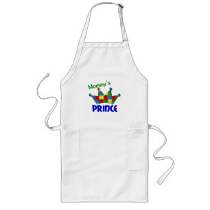 Autistic Prince 3 AUTISM T - Shirt & Bekleidung Lange Schürze