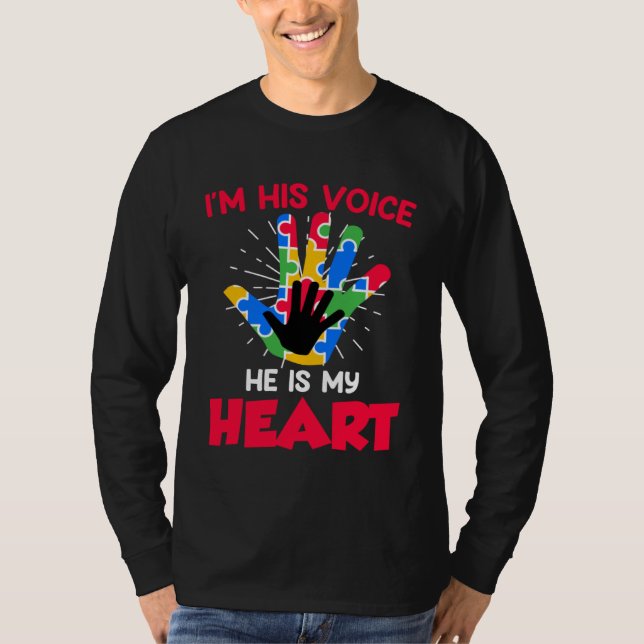 Autistic solidarity for autistic child Autism Awar T-Shirt (Vorderseite)