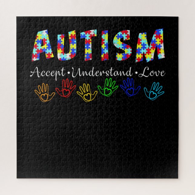 autistisch | Autismus akzeptieren Liebe verstehen (Vertikal)