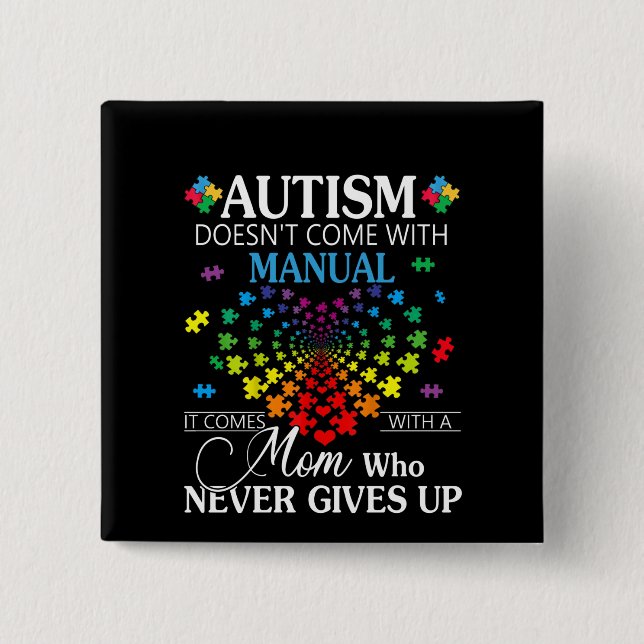 autistisch | Autismus kommt nicht mit manueller Hi Button (Vorderseite)