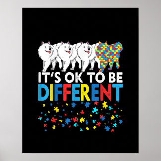 autistisch | Es ist ok, anders zu sein amerikanisc Poster
