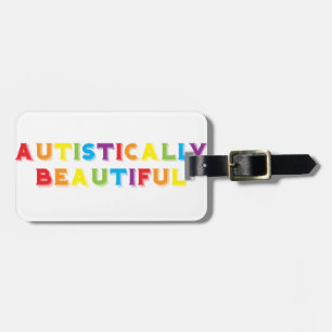 autistisch schön gepäckanhänger