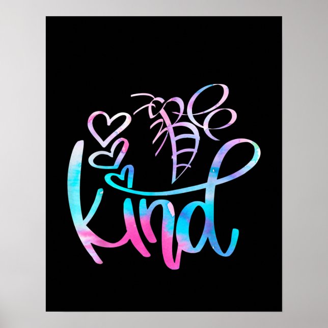 autistisch | Seien Sie ein freundliches Autismus-B Poster (Vorne)