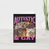 Autistisch und schwul lustiges Katzen-Meme-Bootleg
