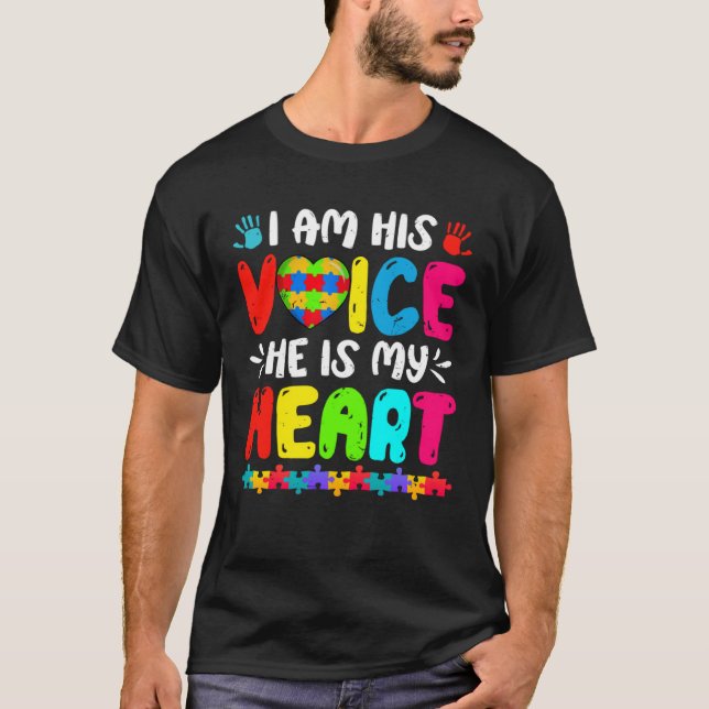 Autistische Autismus Bewusstsein, ich bin seine St T-Shirt (Vorderseite)