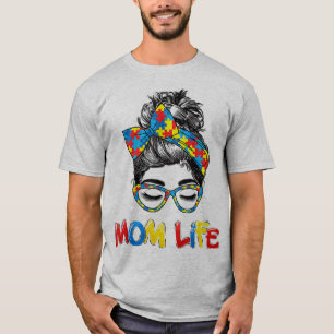 Autistische Autismus Bewusstseinsbildung Mama Lebe T-Shirt