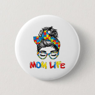 Autistische Autismus Sensibilisierung Mama-Leben S Button