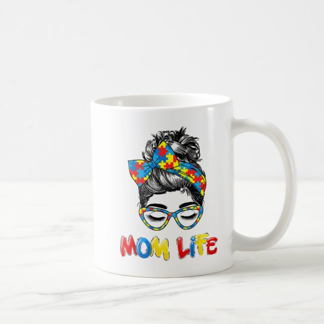 Autistische Autismus Sensibilisierung Mama-Leben S Kaffeetasse (Rechts)