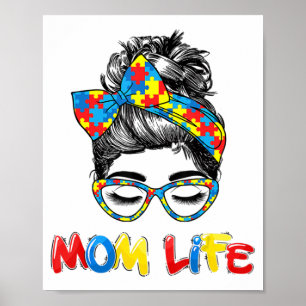 Autistische Autismus Sensibilisierung Mama-Leben S Poster
