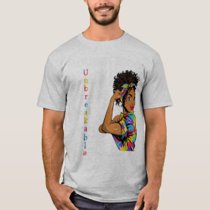 Autistische Bewusstseinsbildung Geschenk für Afro- T-Shirt