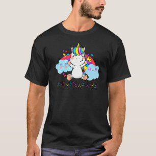 Autistische Kinder Autismus-Bewusstsein Einhorn P T-Shirt