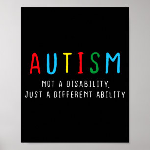 Autistische Kinder Erwachsener Unterschiedliche Fä Poster