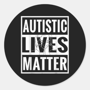 Autistische Leben Autismus Sensibilisierung Liebe Runder Aufkleber