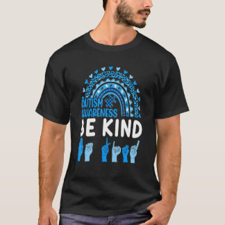 Autistische Leoparden-Regenbogen sind ein gutes Au T-Shirt