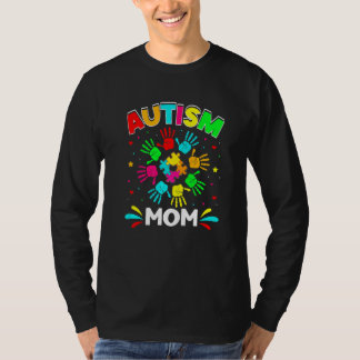 Autistische Mama Puzzle Unterstützung Familie Auti T-Shirt