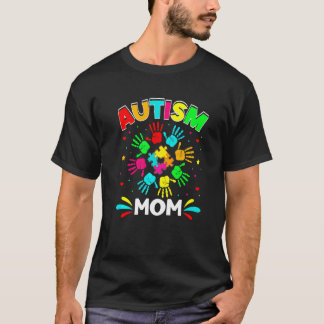 Autistische Mama Puzzle Unterstützung Familie Auti T-Shirt