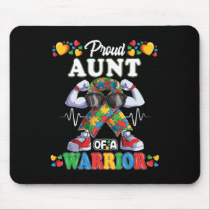 Autistische Ribbon Puzzle Tante Autismus Bewusstse Mousepad