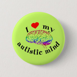 Autistische Sinnesknöpfe Button
