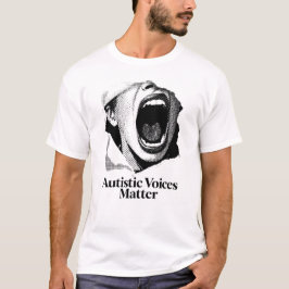 Autistische Stimmen sind wichtig | Fett B&W Manife T-Shirt