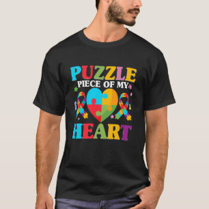 Autistischer Autist Autismus Puzzleteil meines Her T-Shirt