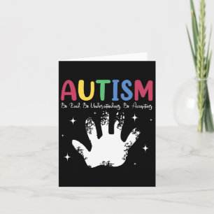 Autistischer Junge oder Autismus verstehen sich gu Karte