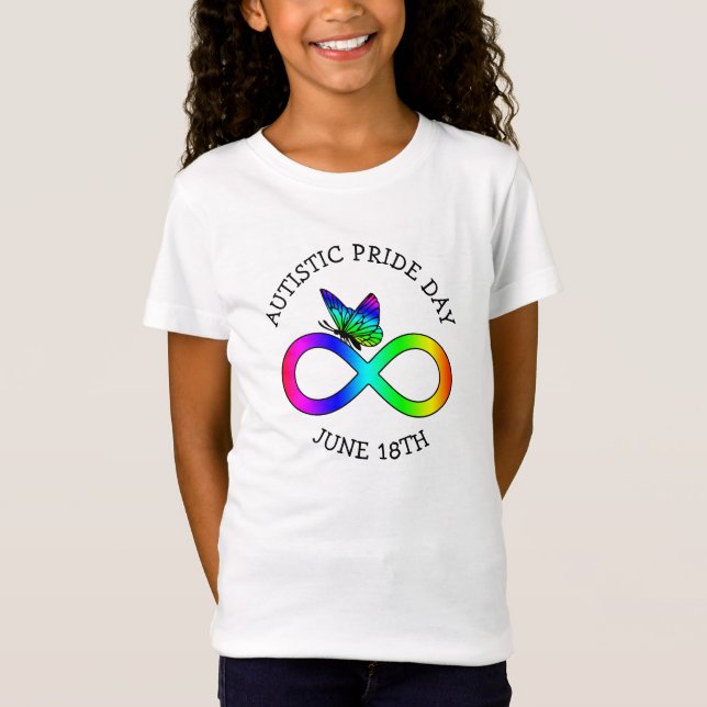 Autistischer Pride Day 18. Juni Shirt (Vorderseite)