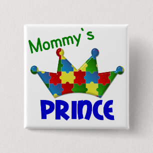 Autistischer Prinz 3 AUTISMUS Button
