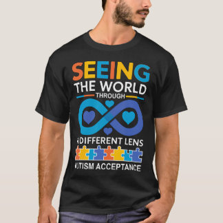 Autistischer Stolz für Männer Frauen Kinder Sohn. T-Shirt