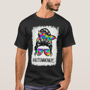 Autistisches Autismus-Bewusstsein Mutter Leben Fra T-Shirt