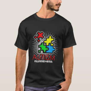 Autistisches Bewusstsein Autist Frauen Kinder Männ T-Shirt