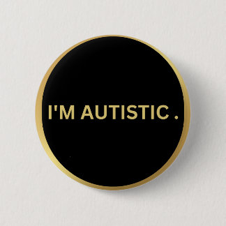 autistisches Design Button