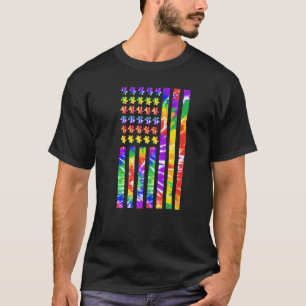 Autistisches Kind Amerikanisches Autismus-Bewussts T-Shirt