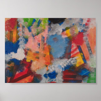 Autistisches künstlerisch-abstraktes Design Poster