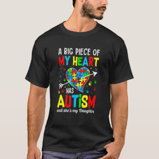 Autistisches Mädchen Stück Mein Herz hat Autismus T-Shirt
