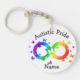 Autistisches Stolz-Unendlichkeitssymbol Schlüsselanhänger
