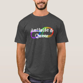 Autistisches und Quees Rainbow Infinity Shirt