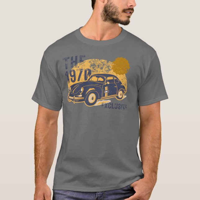Auto 1970 Freunde T-Shirt (Vorderseite)