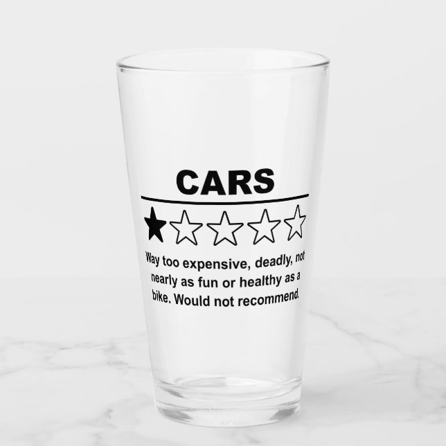 Auto-1-Sterne-Bewertung Glas (Vorderseite)