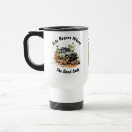 Auto Adventure Travel Mug Reisebecher