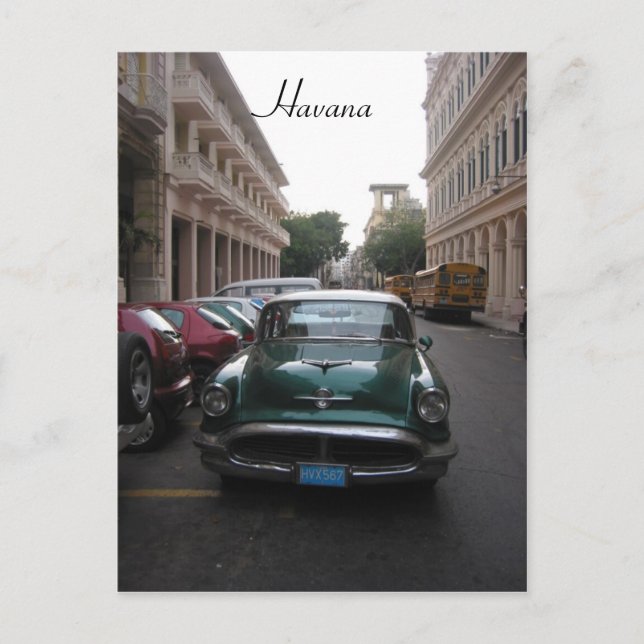 Auto alt havana postkarte (Vorderseite)