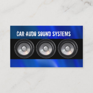 Auto-Audio-Geschäftskarten Visitenkarte