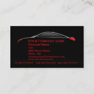 Auto-Automobilservice-Verkaufs-Visitenkarten Visitenkarte