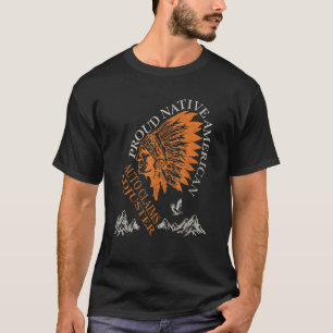 Auto behauptet Adjuster Proud Native American Job T-Shirt