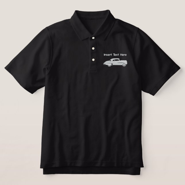 Auto besticktes Shirt (Design Vorderseite)